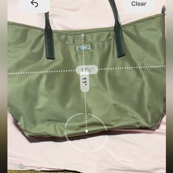 Tumi Olive Green Nylon Tote - Picture 12 of 13